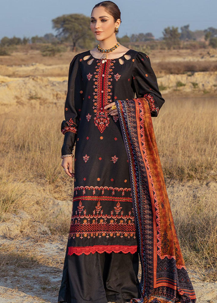 Riwaj By Banafsheh Embroidered Karandi Suits Unstitched 3 Piece BF22R BNK-01 - Winter Collection