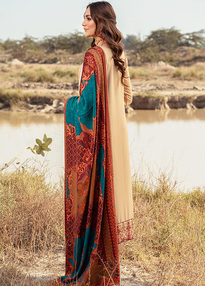 Riwaj By Banafsheh Embroidered Karandi Suits Unstitched 3 Piece BF22R BNK-04 - Winter Collection