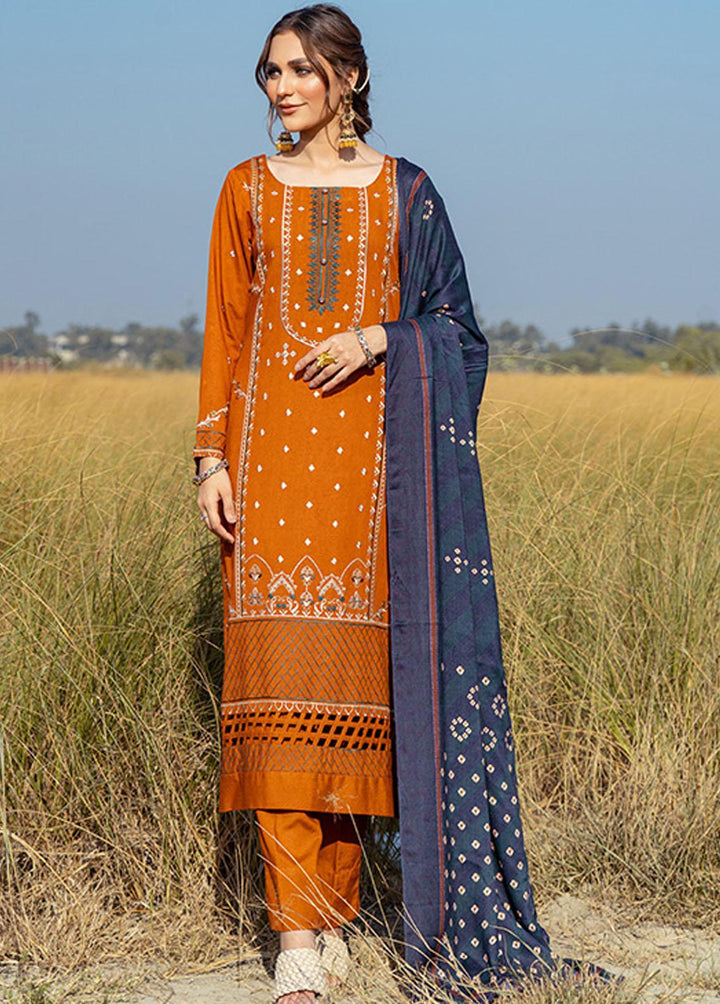 Riwaj By Banafsheh Embroidered Karandi Suits Unstitched 3 Piece BF22R BNK-06 - Winter Collection