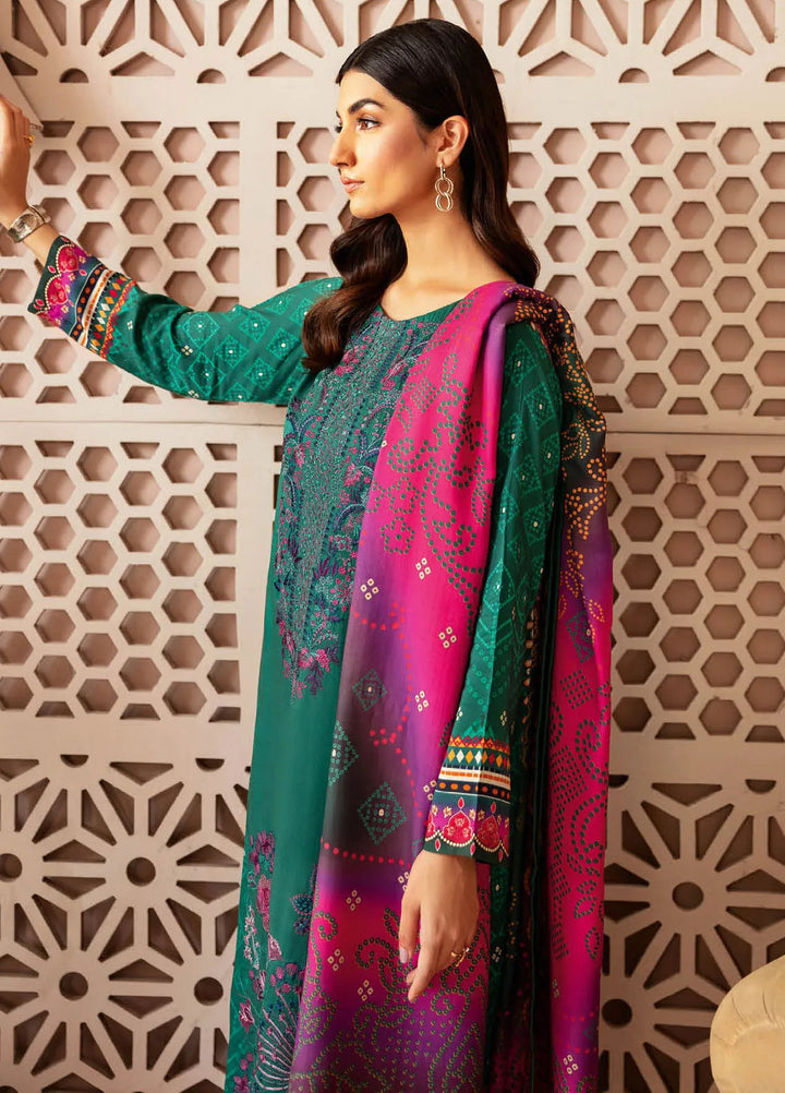 Riwaj by Ramsha Embroidered Viscose Suits Unstitched 3 Piece RSH24RJ J-301 - Winter Collection