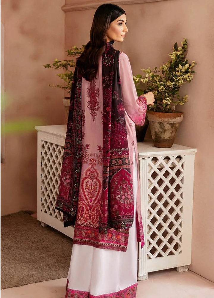 Riwaj by Ramsha Embroidered Viscose Suits Unstitched 3 Piece RSH24RJ J-304 - Winter Collection