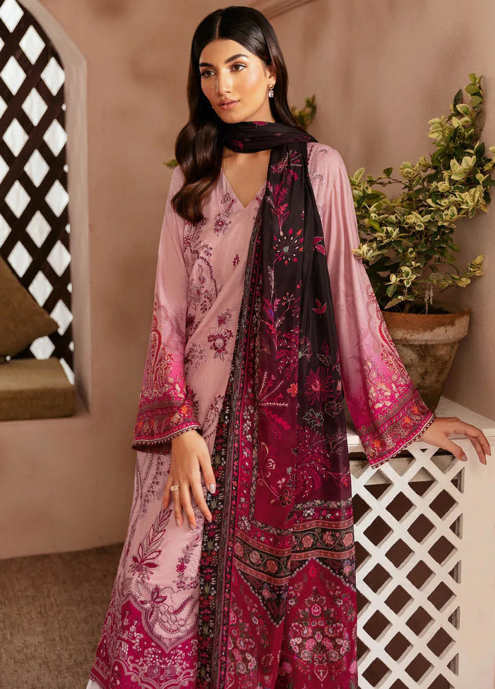 Riwaj by Ramsha Embroidered Viscose Suits Unstitched 3 Piece RSH24RJ J-304 - Winter Collection