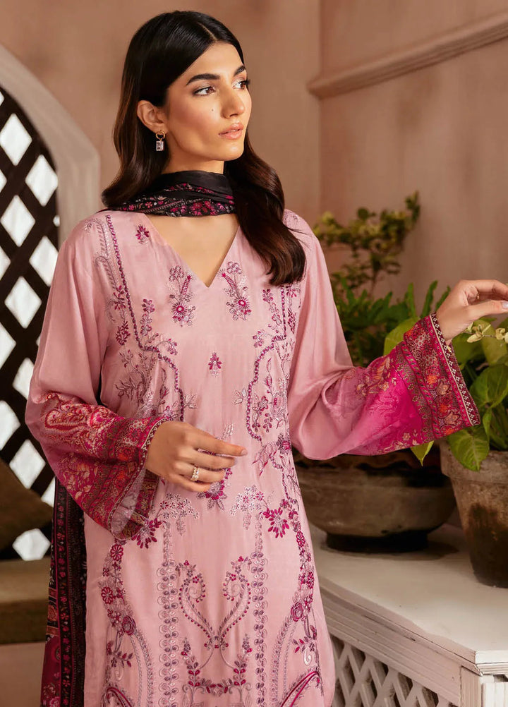 Riwaj by Ramsha Embroidered Viscose Suits Unstitched 3 Piece RSH24RJ J-304 - Winter Collection