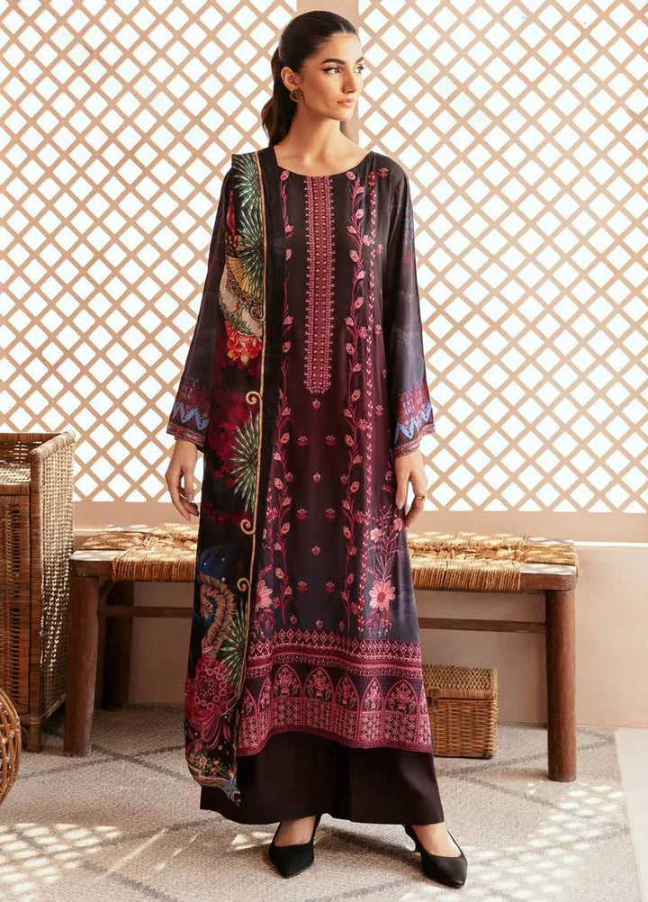 Riwaj by Ramsha Embroidered Viscose Suits Unstitched 3 Piece RSH24RJ J-305 - Winter Collection