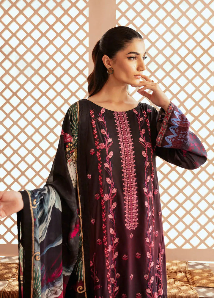 Riwaj by Ramsha Embroidered Viscose Suits Unstitched 3 Piece RSH24RJ J-305 - Winter Collection