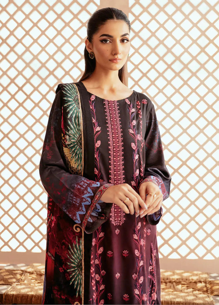 Riwaj by Ramsha Embroidered Viscose Suits Unstitched 3 Piece RSH24RJ J-305 - Winter Collection