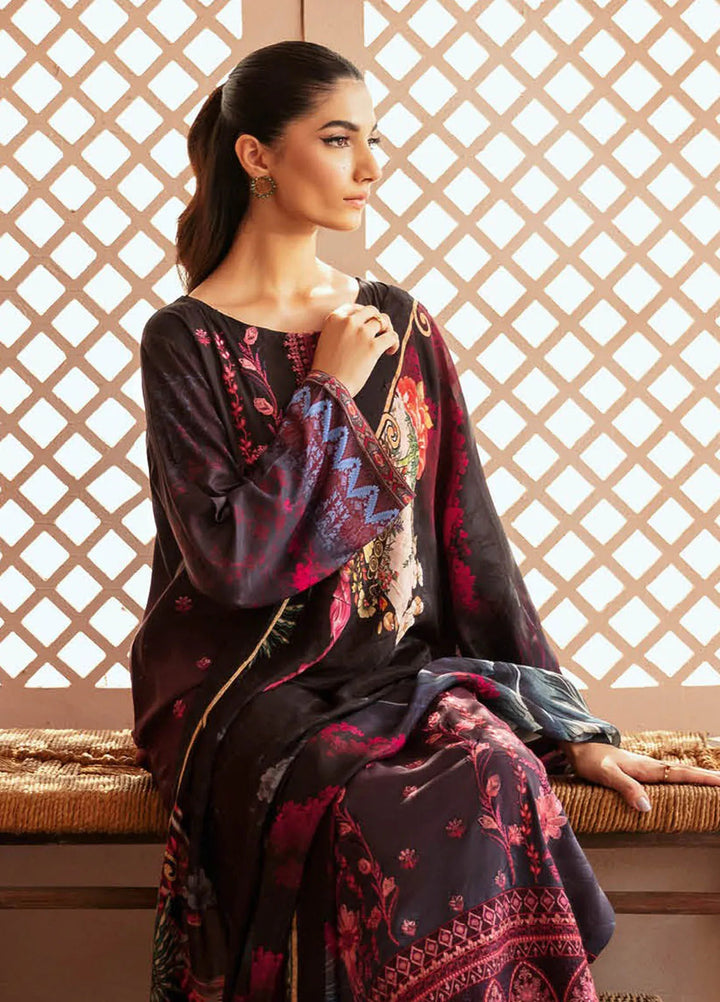 Riwaj by Ramsha Embroidered Viscose Suits Unstitched 3 Piece RSH24RJ J-305 - Winter Collection