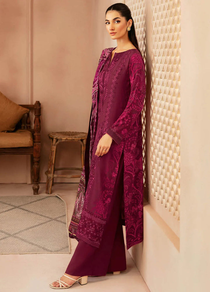 Riwaj by Ramsha Embroidered Viscose Suits Unstitched 3 Piece RSH24RJ J-306 - Winter Collection