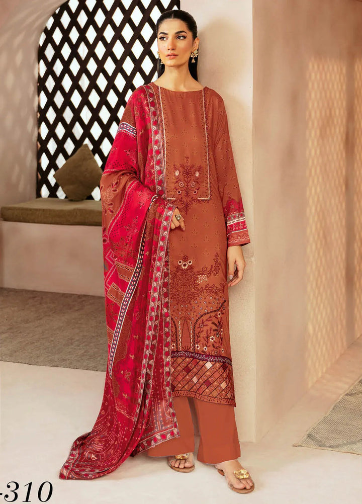 Riwaj by Ramsha Embroidered Viscose Suits Unstitched 3 Piece RSH24RJ J-310 - Winter Collection