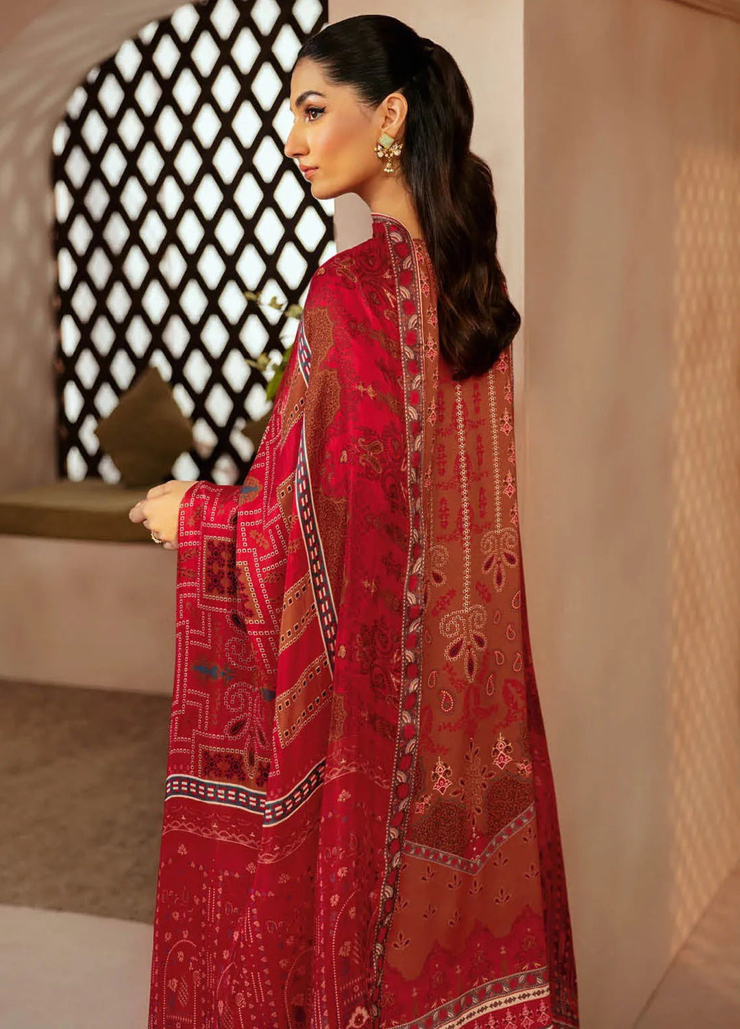 Riwaj by Ramsha Embroidered Viscose Suits Unstitched 3 Piece RSH24RJ J-310 - Winter Collection