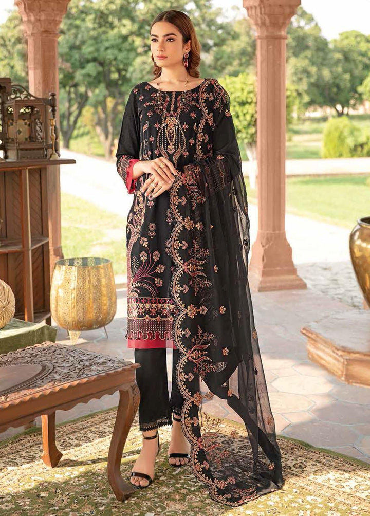 Riwayat by Ramsha Embroidered Lawn Suits Unstitched 3 Piece RSH22-R3 Y-301 - Luxury Collection