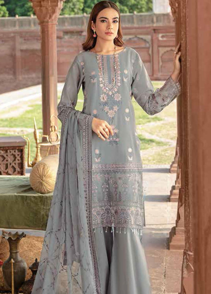 Riwayat by Ramsha Embroidered Lawn Suits Unstitched 3 Piece RSH22-R3 Y-306 - Luxury Collection