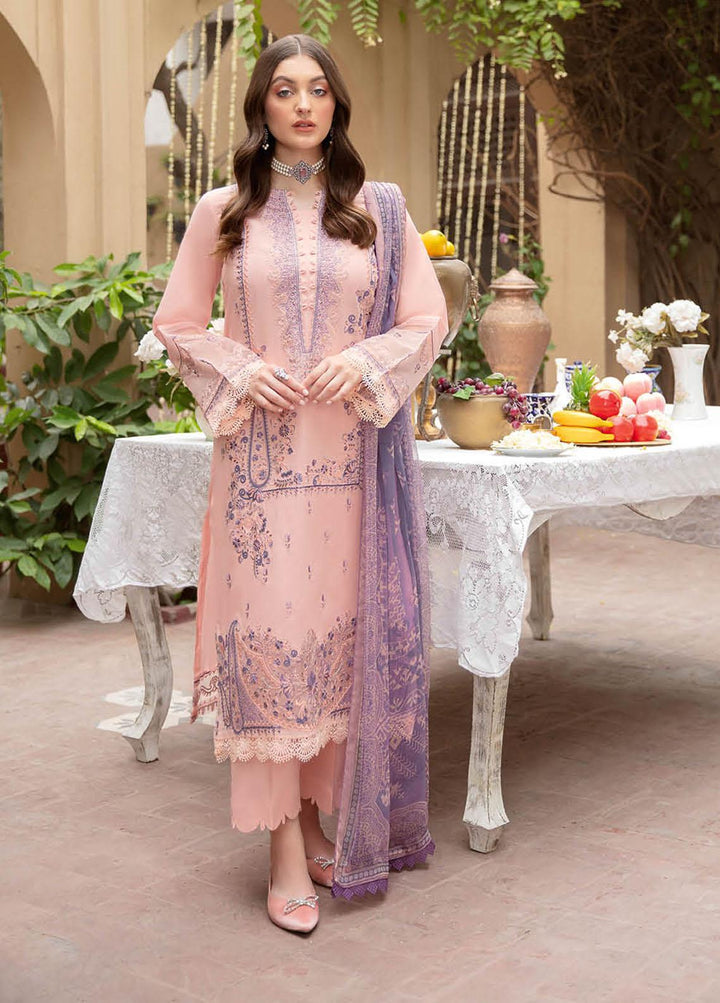 Riwayat by Ramsha Embroidered Lawn Suits Unstitched 3 Piece RSH22-RW4 Y-402 - Luxury Collection