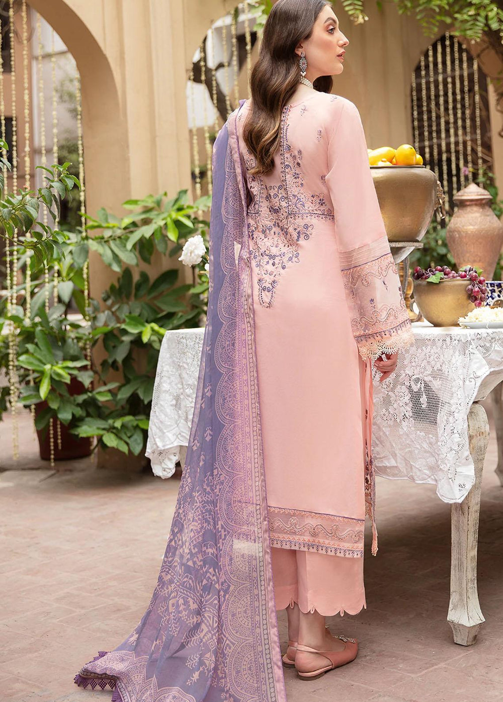 Riwayat by Ramsha Embroidered Lawn Suits Unstitched 3 Piece RSH22-RW4 Y-402 - Luxury Collection