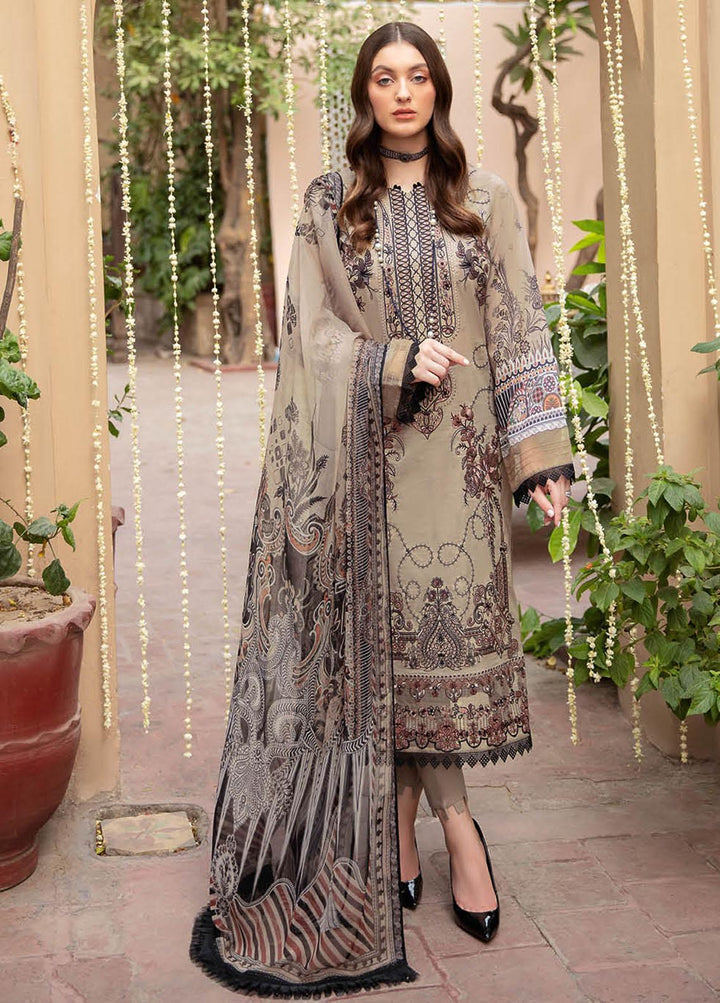 Riwayat by Ramsha Embroidered Lawn Suits Unstitched 3 Piece RSH22-RW4 Y-405 - Luxury Collection