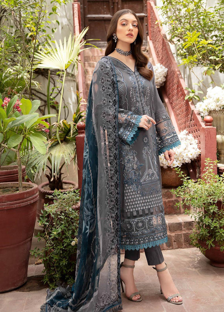Riwayat by Ramsha Embroidered Lawn Suits Unstitched 3 Piece RSH22-RW4 Y-407 - Luxury Collection
