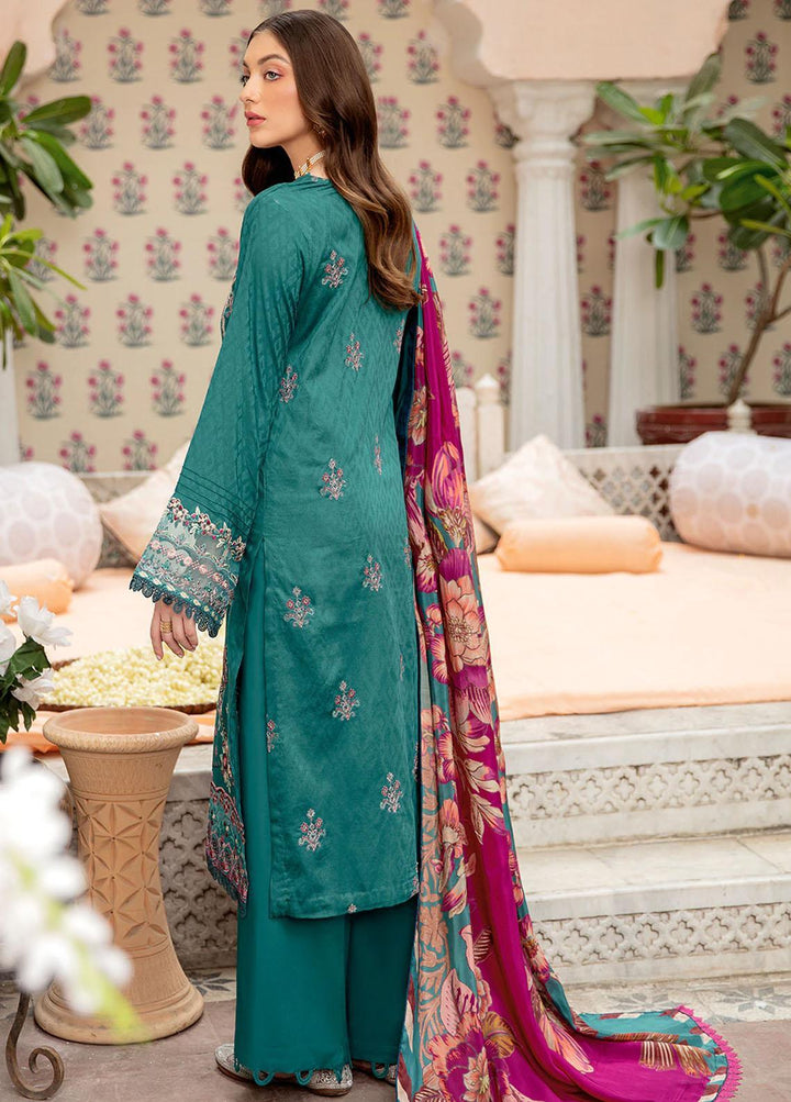 Riwayat by Ramsha Embroidered Lawn Suits Unstitched 3 Piece RSH22-RW4 Y-409 - Luxury Collection