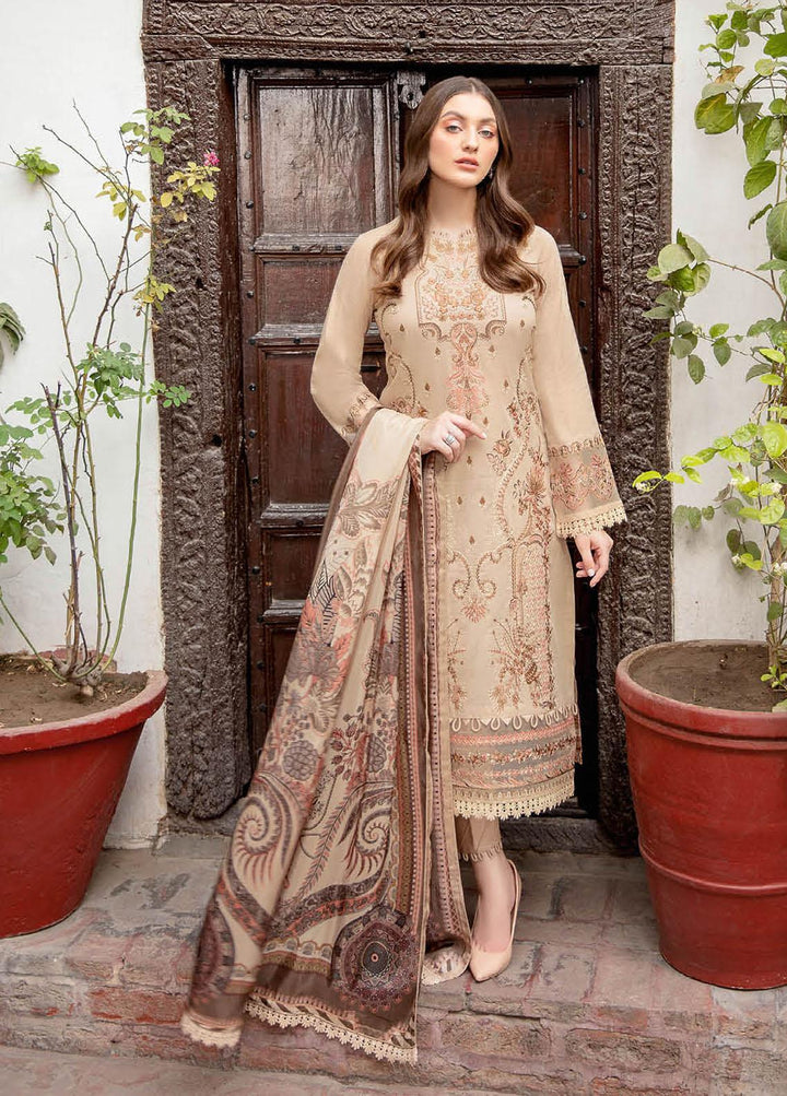 Riwayat by Ramsha Embroidered Lawn Suits Unstitched 3 Piece RSH22-RW4 Y-410 - Luxury Collection