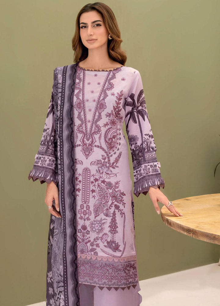 Riwayat By Ramsha Embroidered Lawn Suits Unstitched 3 Piece RSH23-RW7 Y-706 - Luxury Collection