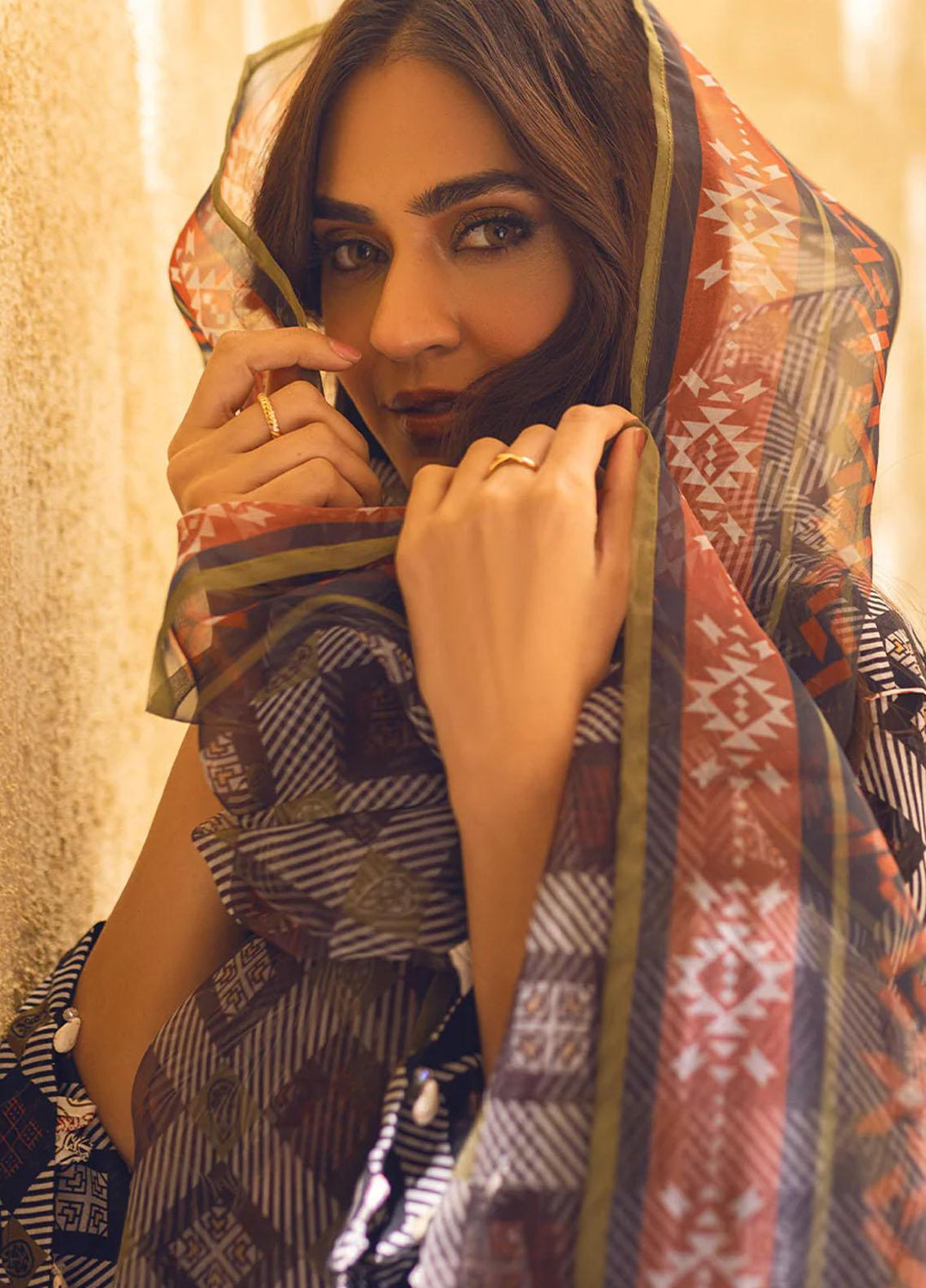 Riwayat By Salitex Printed Lawn Suits Unstitched 3 Piece ST23R UNS23AF011UT - Summer Collection