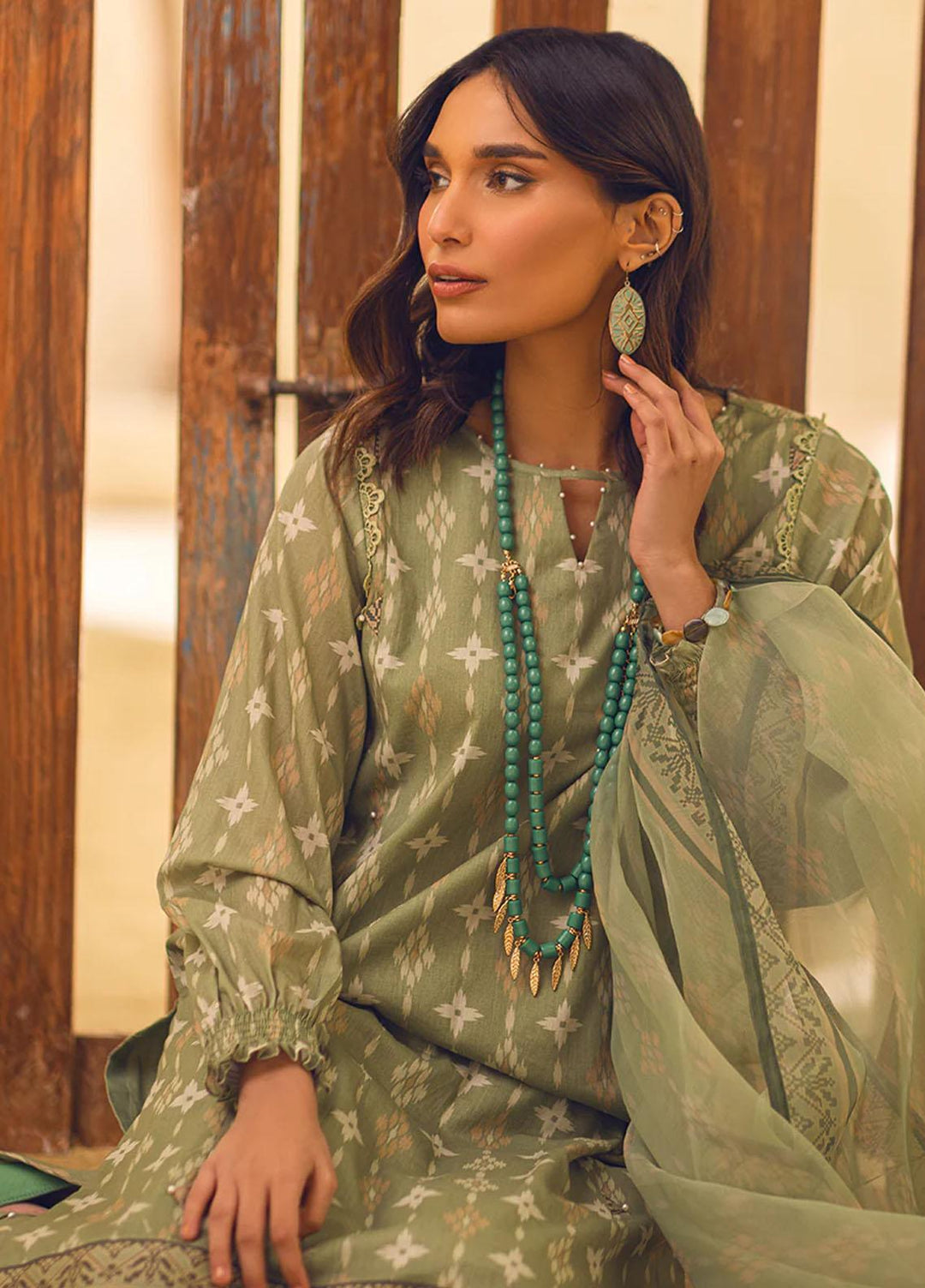 Riwayat By Salitex Printed Lawn Suits Unstitched 3 Piece ST23R UNS23AF004UT - Summer Collection