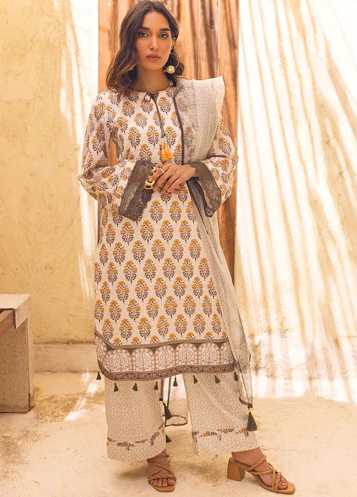 Riwayat By Salitex Printed Lawn Suits Unstitched 3 Piece ST23R UNS23AF005UT - Summer Collection