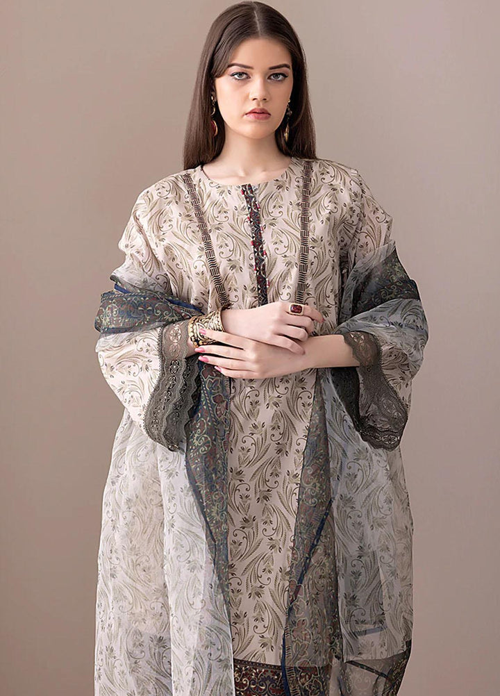 Riwayat By Salitex Printed Lawn Suits Unstitched 3 Piece ST23R UNS23AF007UT - Summer Collection