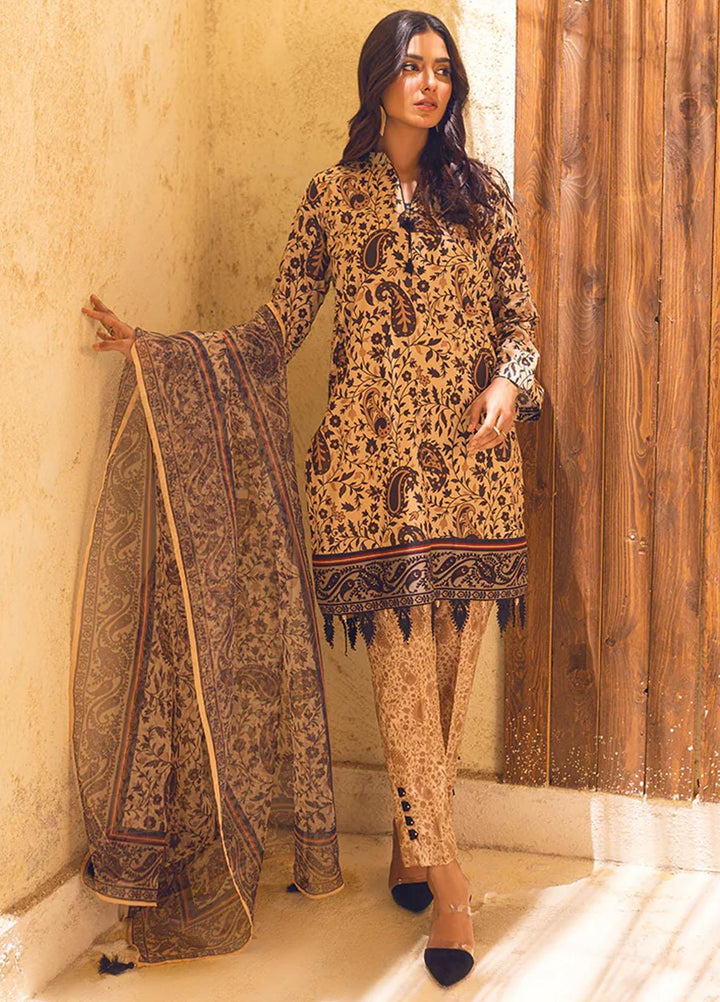 Riwayat By Salitex Printed Lawn Suits Unstitched 3 Piece ST23R UNS23AF008UT - Summer Collection