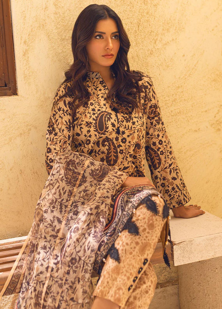 Riwayat By Salitex Printed Lawn Suits Unstitched 3 Piece ST23R UNS23AF008UT - Summer Collection