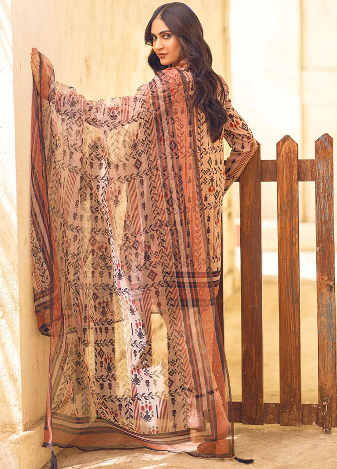 Riwayat By Salitex Printed Lawn Suits Unstitched 3 Piece ST23R UNS23AF009UT - Summer Collection