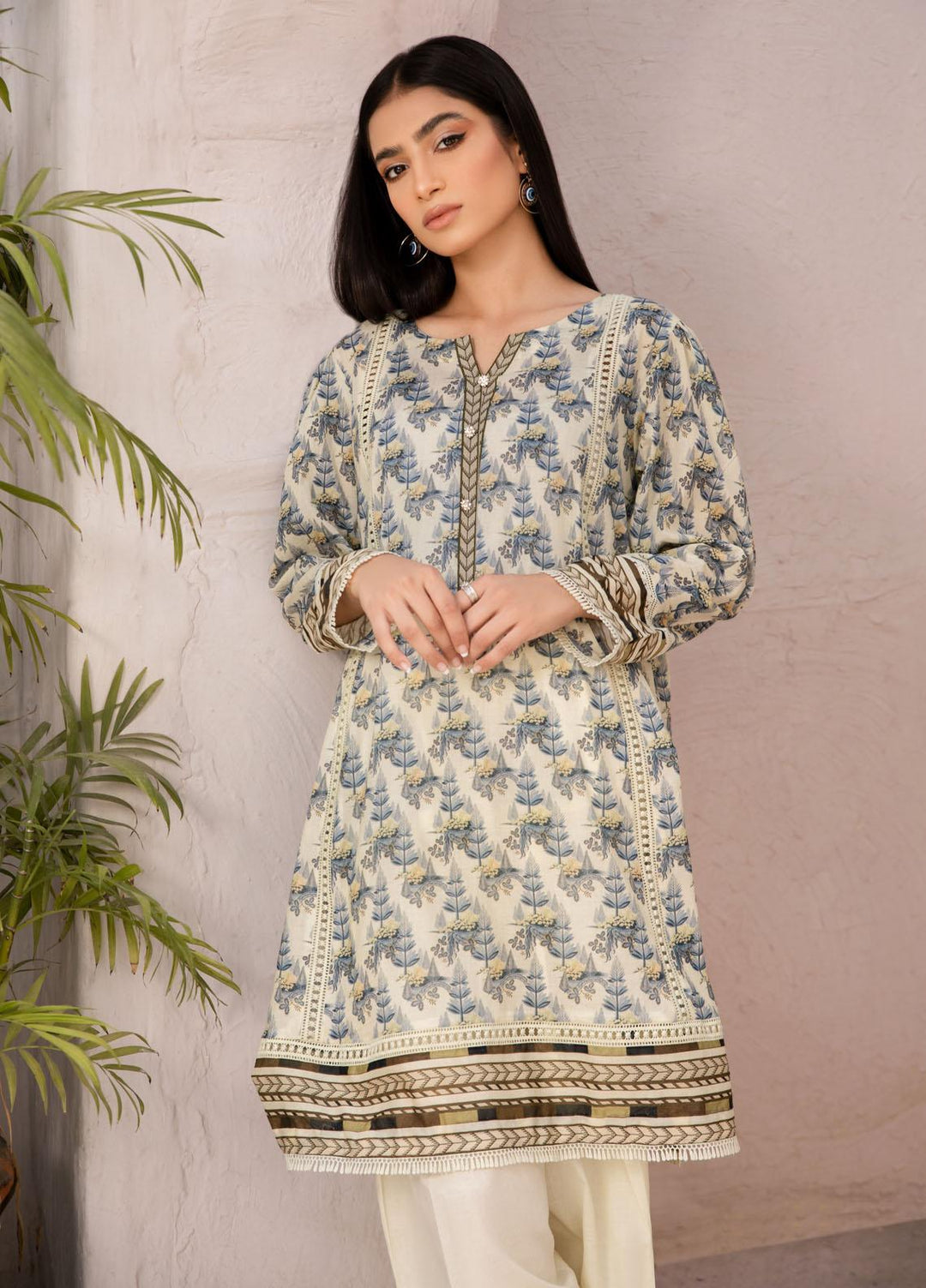 Rangoli by Ittehad Textiles Printed Lawn Suits Unstitched 2 Piece IT22RNG DP-RANG1-0005 - Summer Collection