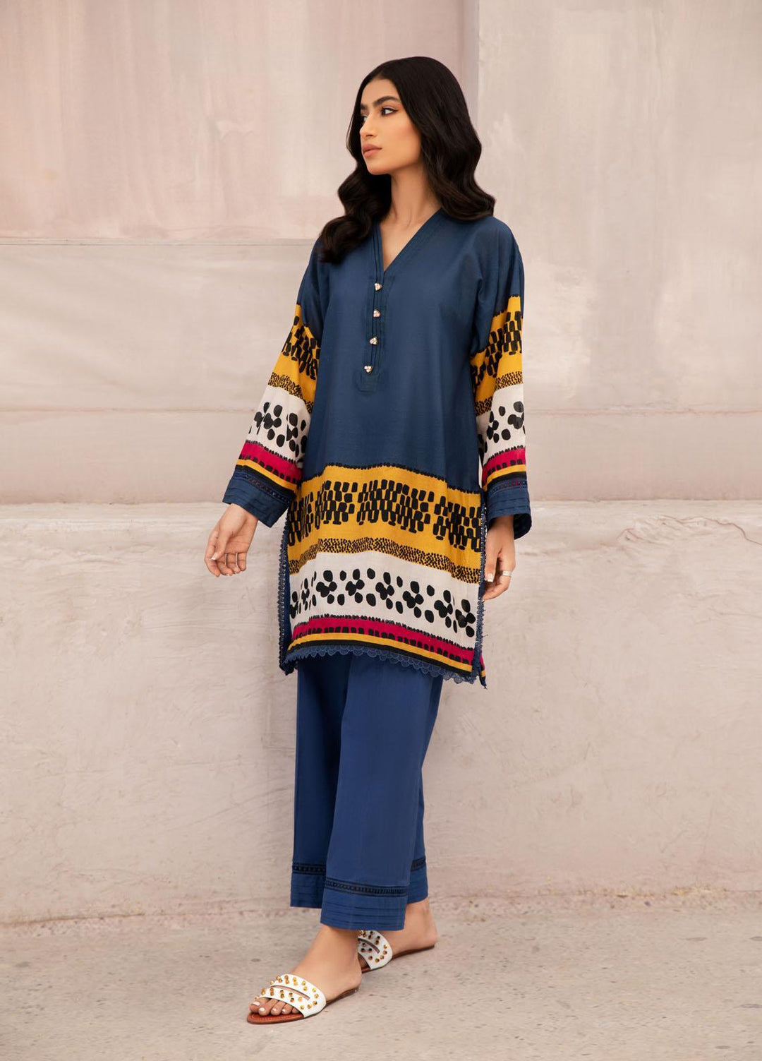 Rangoli by Ittehad Textiles Printed Lawn Suits Unstitched 2 Piece IT22RNG DP-RANG1-0006 - Summer Collection