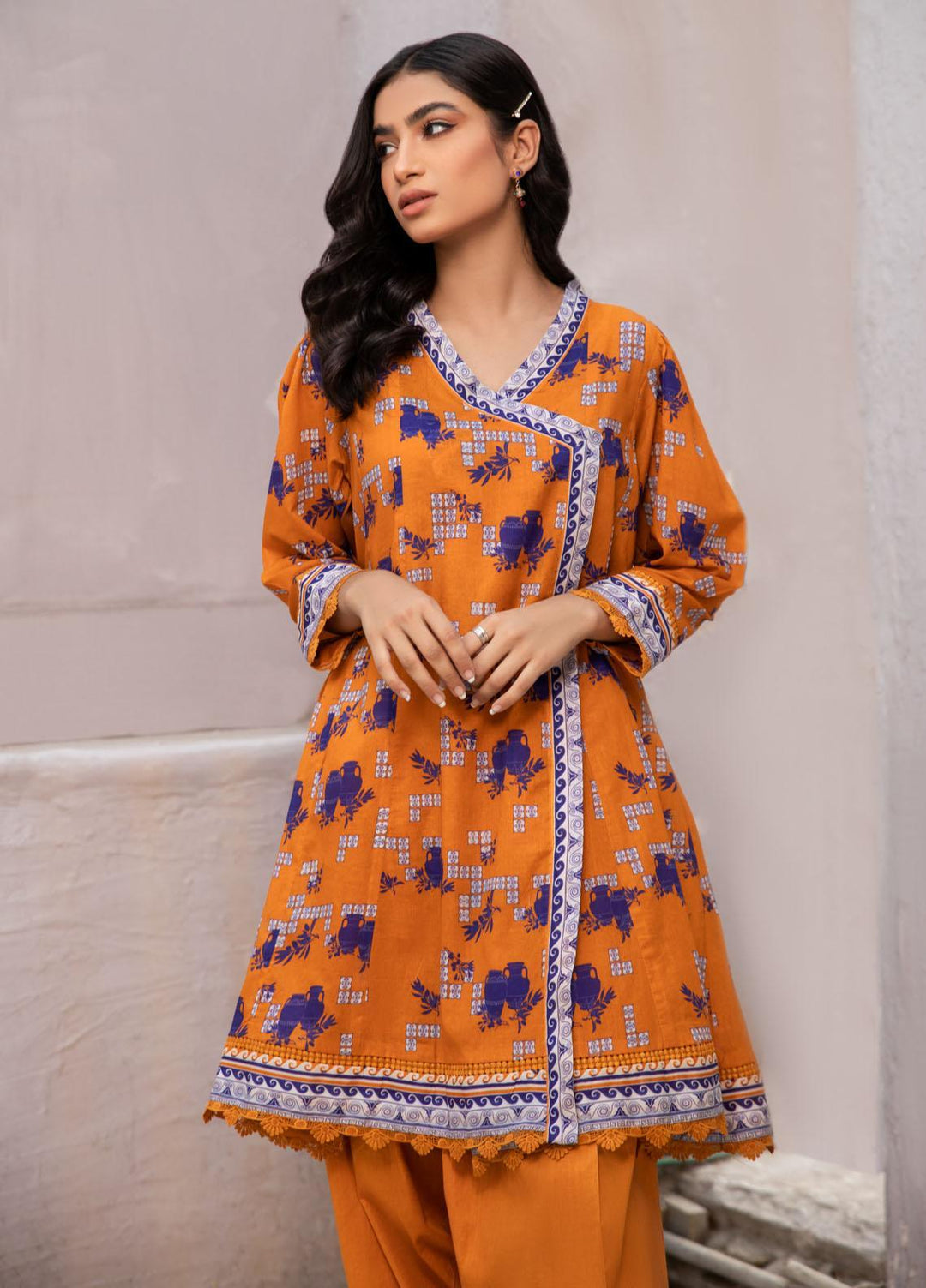 Rangoli by Ittehad Textiles Printed Lawn Suits Unstitched 2 Piece IT22RNG DP-RANG1-0008 - Summer Collection