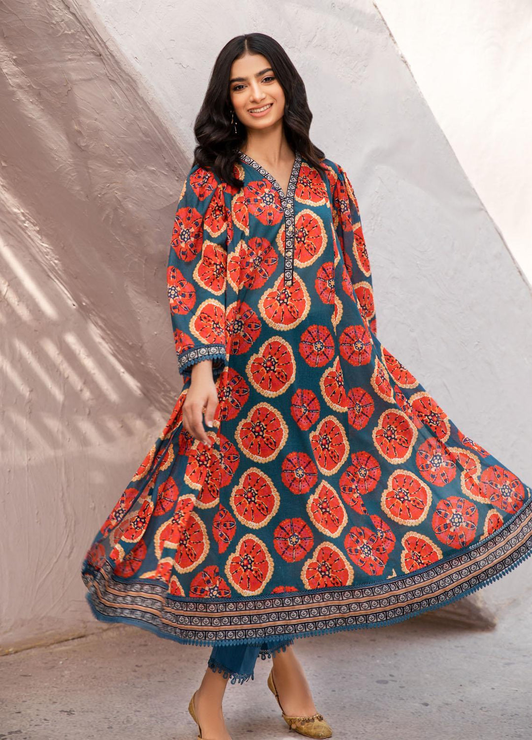 Rangoli by Ittehad Textiles Printed Lawn Suits Unstitched 2 Piece IT22RNG DP-RANG1-0010 - Summer Collection