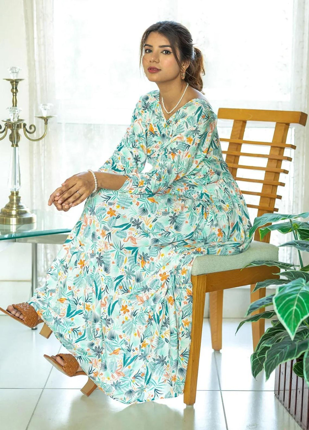 Robes Pret Casual  Long Dress ALOHA