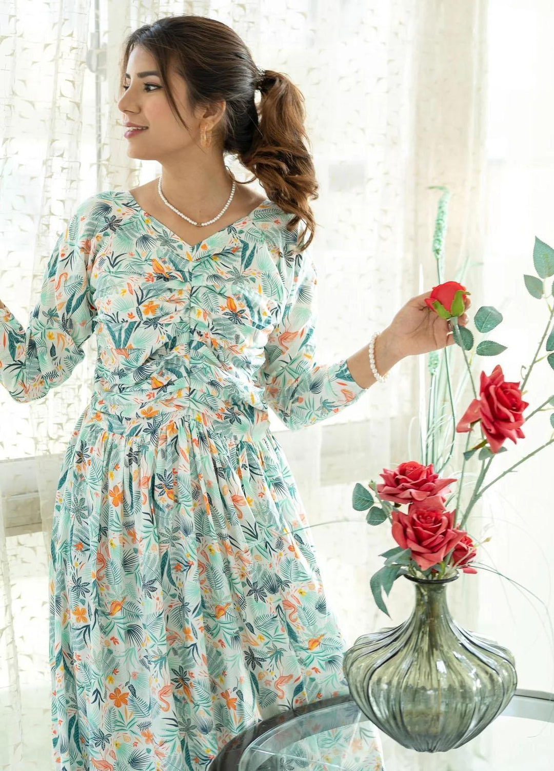 Robes Pret Casual  Long Dress ALOHA