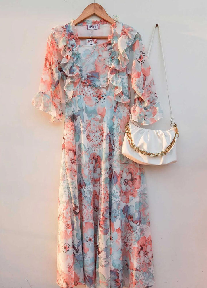 Robes Pret Casual  Long Dress FLORA FOREVER