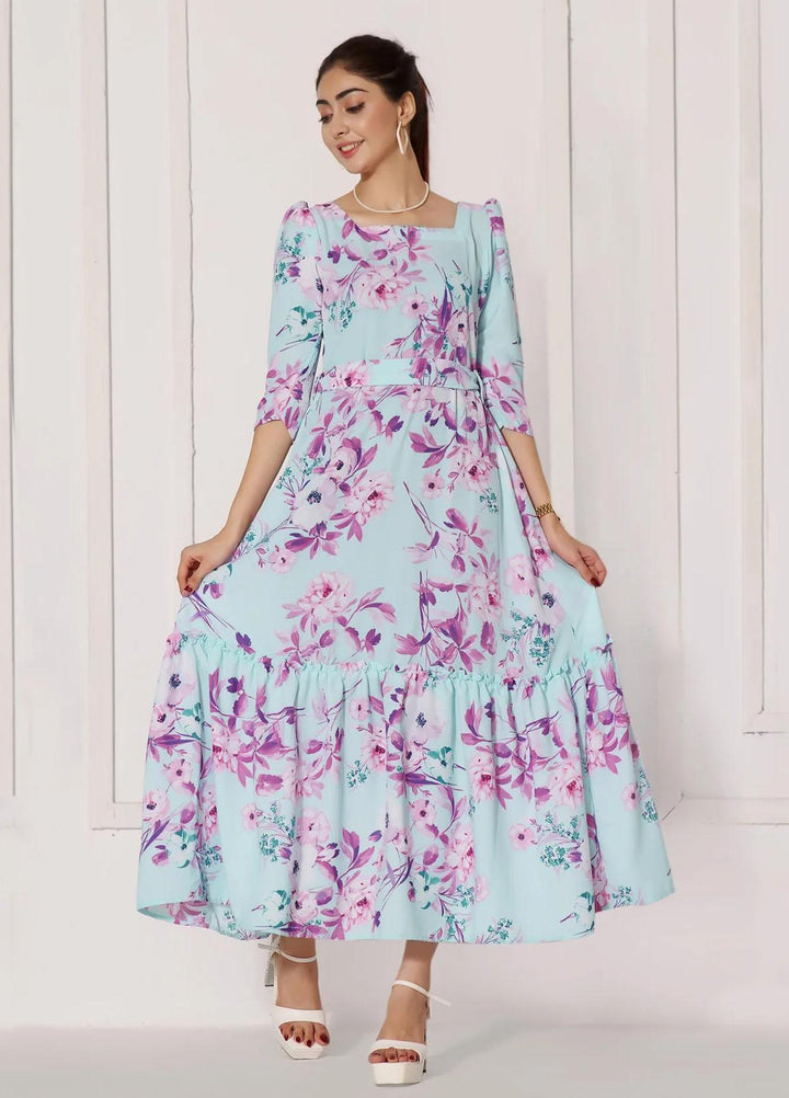 Robes Pret Casual  Long Dress FLORAL MIST