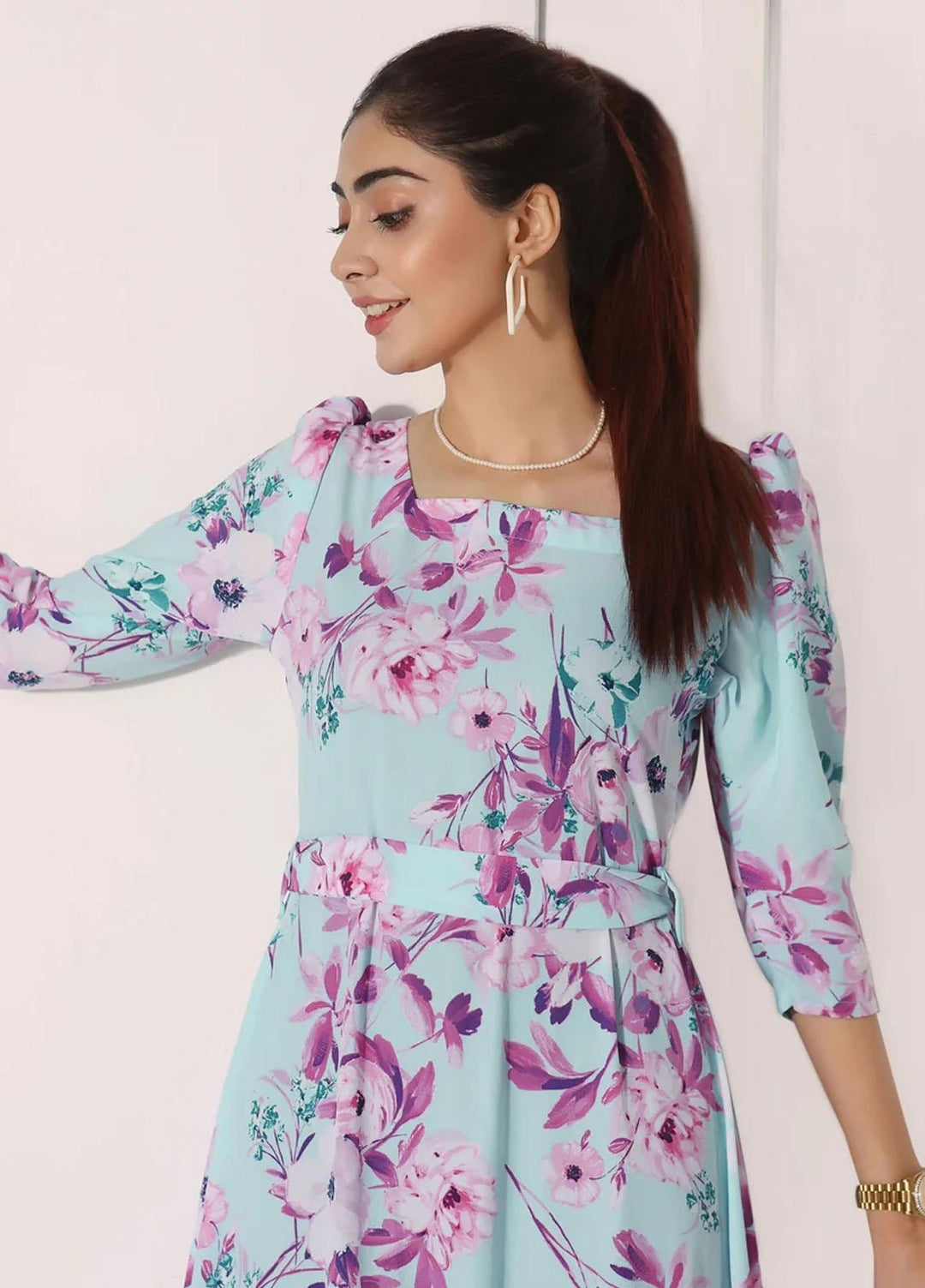Robes Pret Casual  Long Dress FLORAL MIST