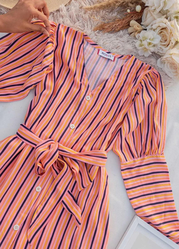 Robes Pret Casual  Long Dress PEACH BLISSE