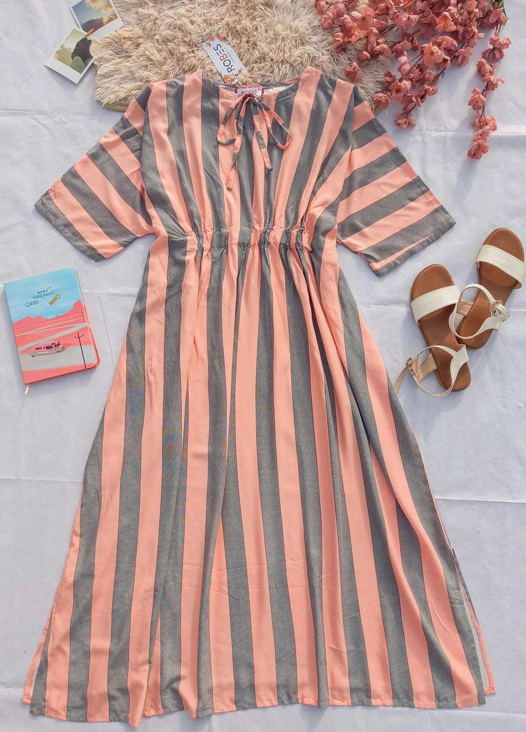 Robes Pret Casual  Long Dress PEACHY BLISSE