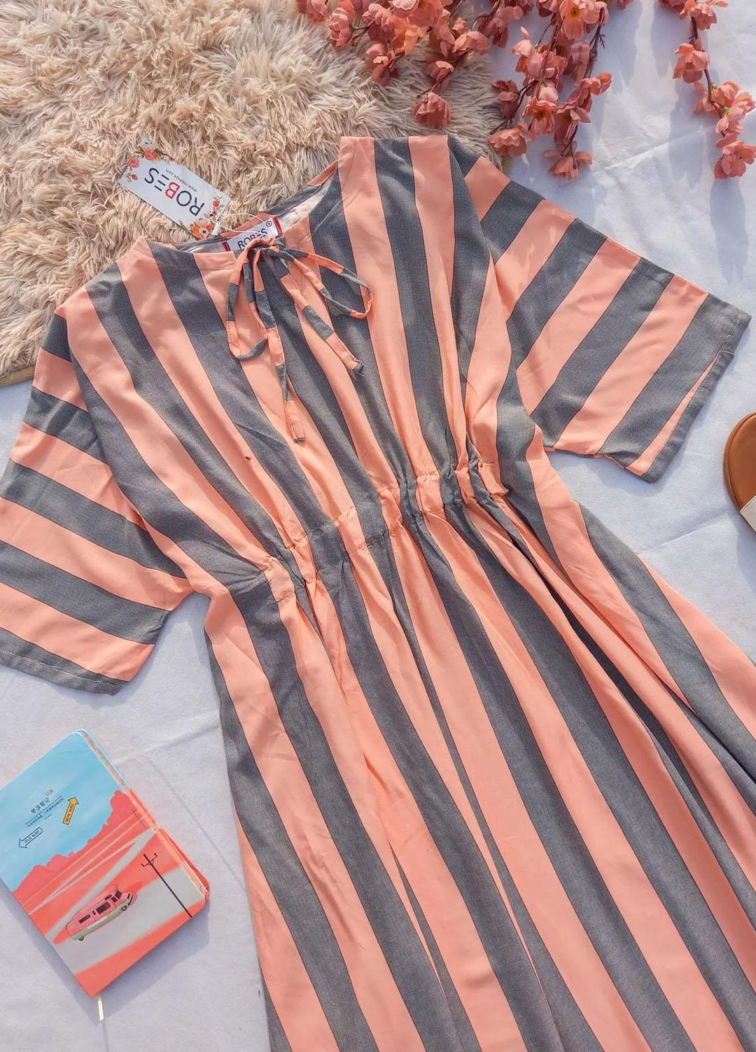 Robes Pret Casual  Long Dress PEACHY BLISSE