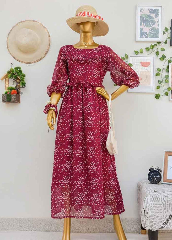 Robes Pret Casual  Long Dress ROSEWOOD