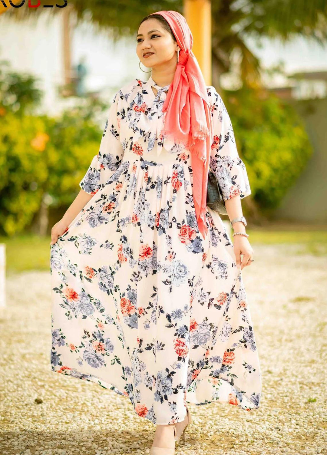 Robes Pret Casual  Long Dress SEASHELL FLUER