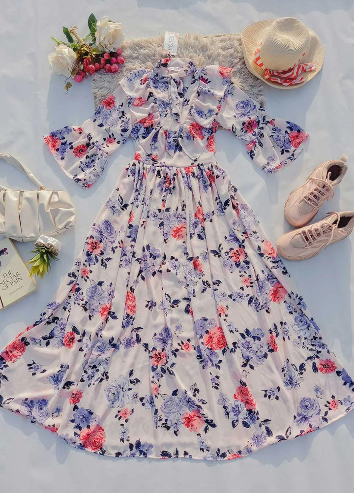 Robes Pret Casual  Long Dress SEASHELL FLUER