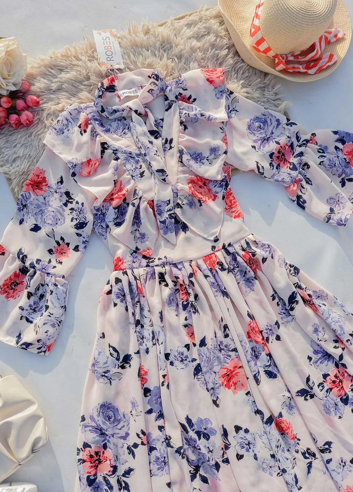 Robes Pret Casual  Long Dress SEASHELL FLUER
