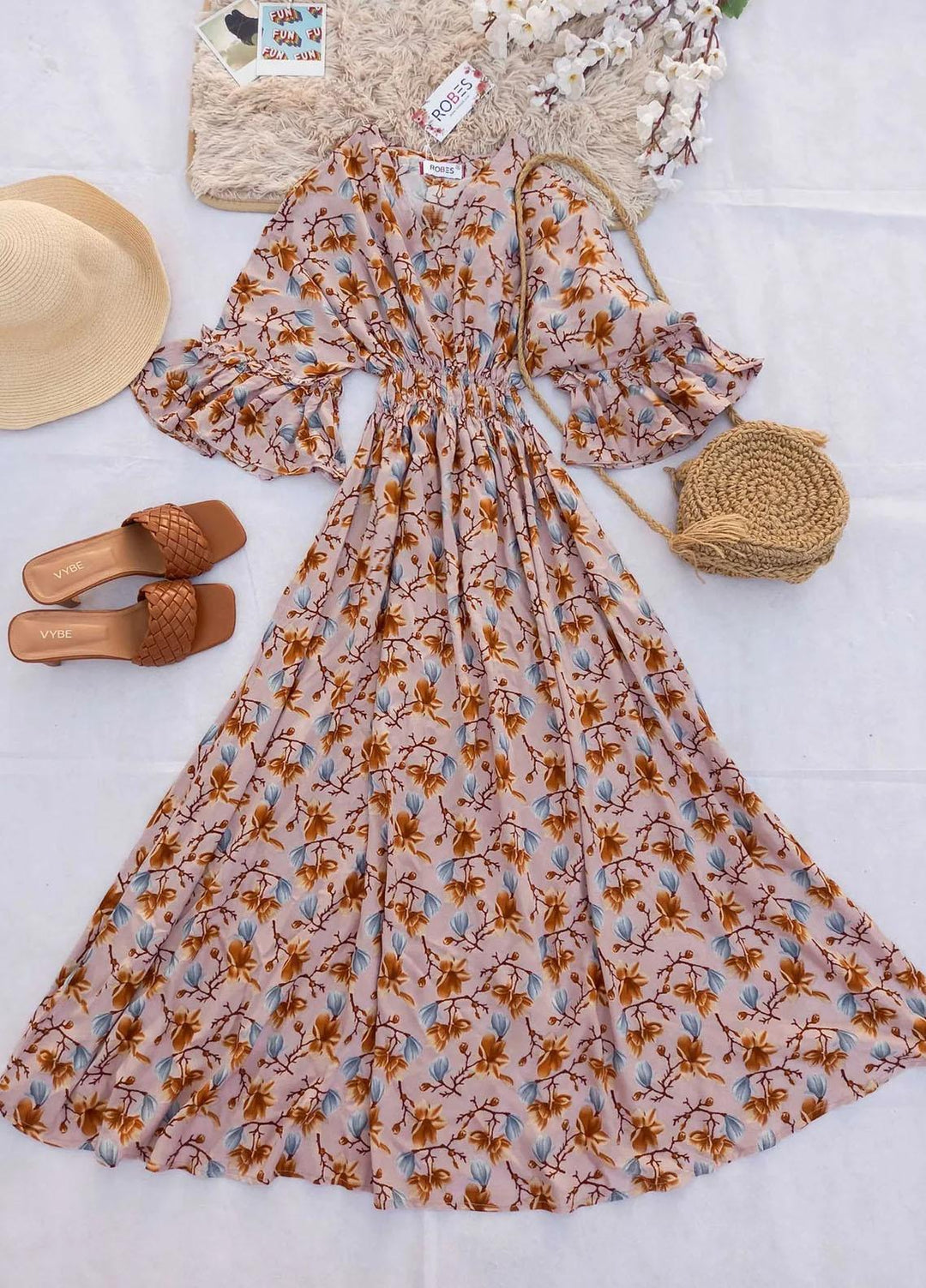 Robes Pret Casual  Long Dress SUMMER BLOOM 2.0