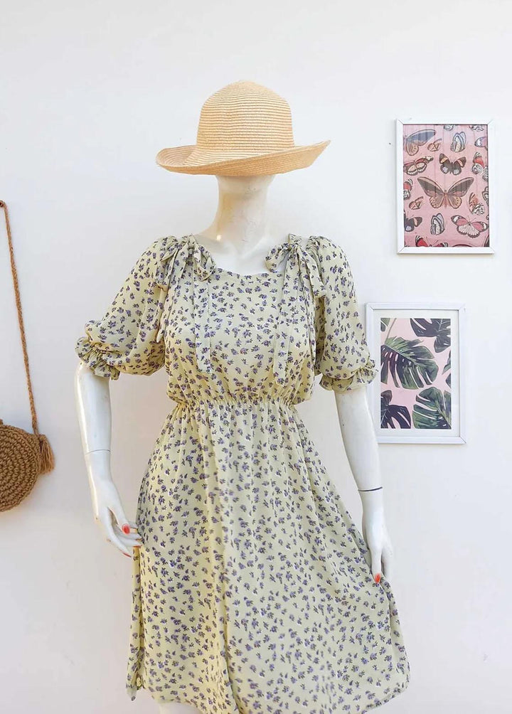 Robes Pret Casual Chiffon Short Dress ALORA