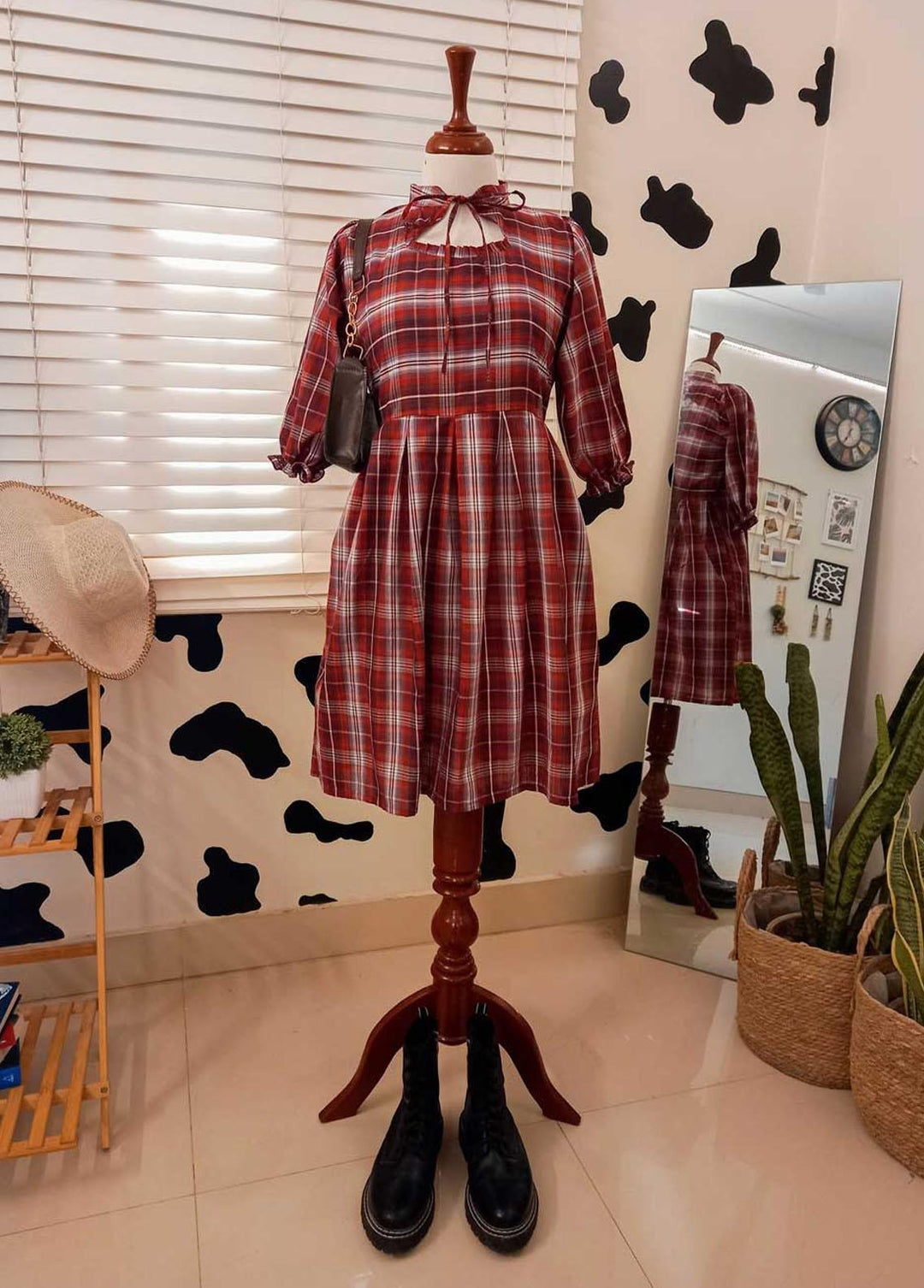 Robes Pret Casual Cotton Short Dress CHERY GRUNGE