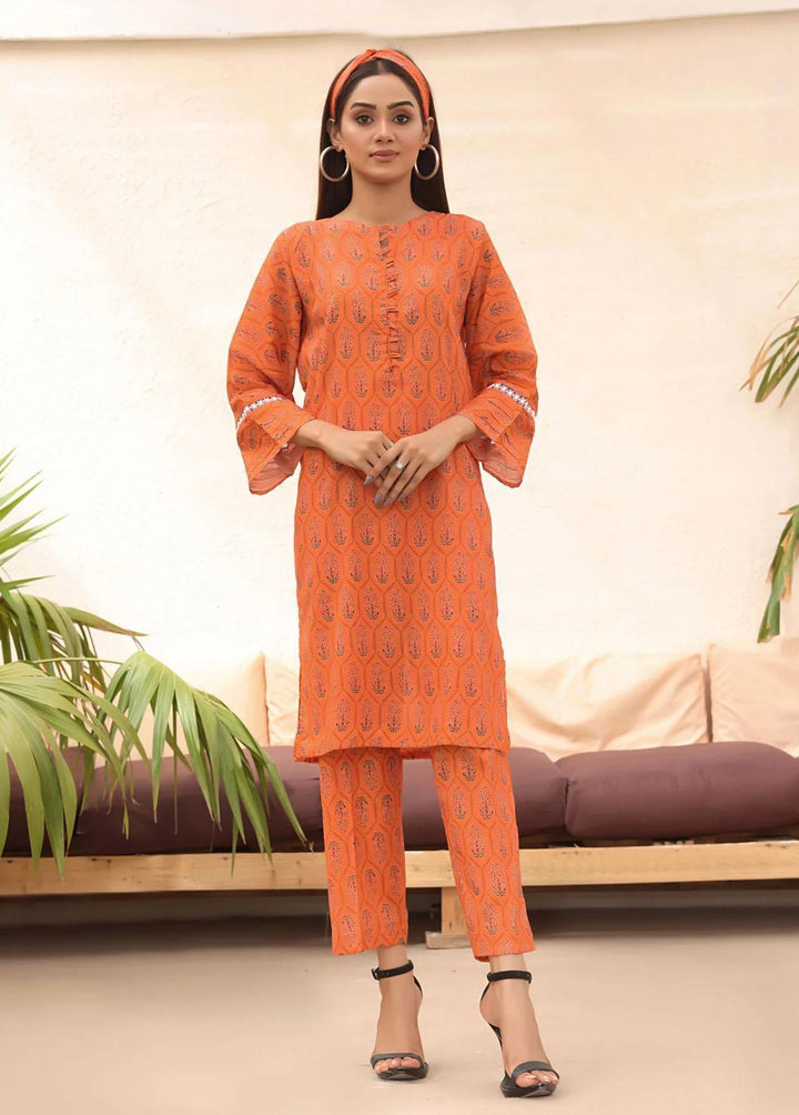 Robes Pret Printed Lawn 2 Piece Suit ZARA